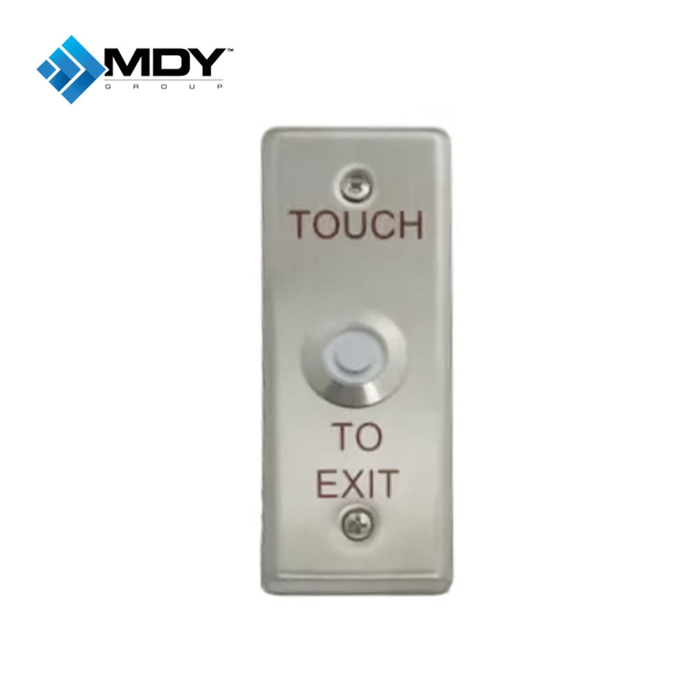 MDY - ACB42200 - Exit Touch Switch Button - Bicolor with Red Illuminator - Narrow Face Plate