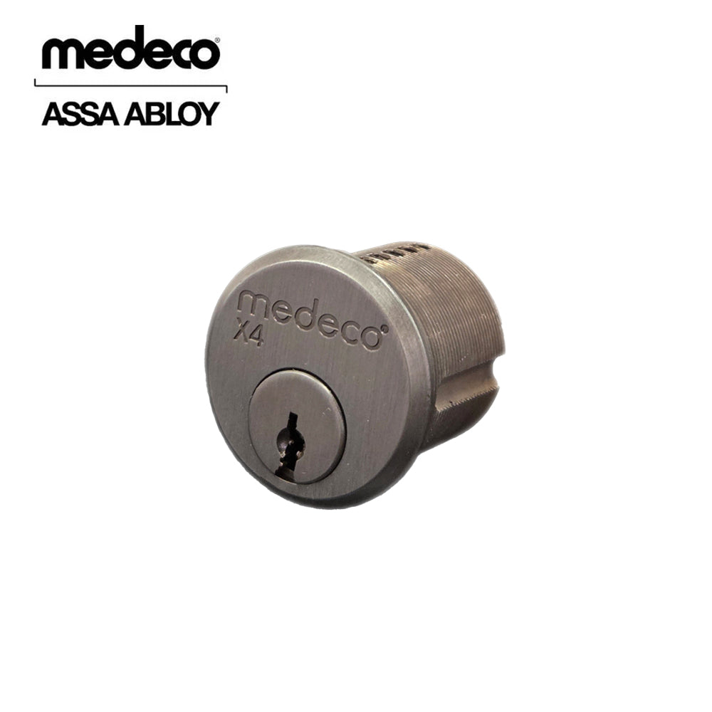 Medeco - 100200 - Mortise Cylinder - X4 Technology - 1-1/8" - DGV Keyway - CT-Z05 Schlage Cam