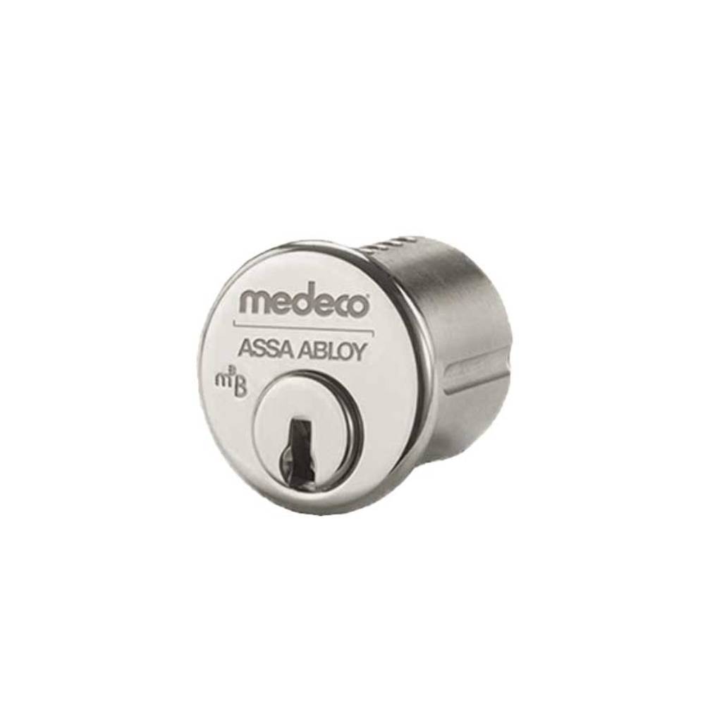 Medeco - 105200J-26-DLT-Z01 - Mortise Cylinder M3 Bi-Level with 6-Pin DL Keyway and 1-1/2 - CT-Z01 Standard Yale Cam - 26 (Satin Chrome)