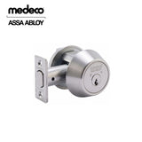 Medeco - 11C601 - Maxum Commercial Deadbolt Lock - SFIC Single Cylinder with Bolt - 6 Pin - M4 BiLevel Technology - 44 Keyway - CT-Z05 Schlage Cam