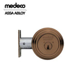 Medeco - 11C603T-24-DLT - Maxum Commercial Deadbolt with 6 Pin DL Keyway Single Cylinder and 2-3/8 Backset - M3 - 24 (Dark Bronze)