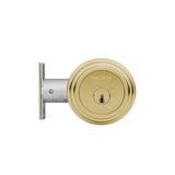 Medeco - 11C623J-05-DLT - Maxum Commercial Deadbolt with 6 Pin DL Keyway Double Cylinder and 2-3/8 Backset - M3 BiLevel - 05 (Bright Brass)