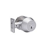 Medeco - 11C623T-26-DLT - Maxum Commercial Deadbolt with 6 Pin DL Keyway Double Cylinder and 2-3/8 Backset - M3 - 26 (Satin Chrome)