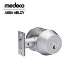 Medeco - 11C623T-26-DLT - Maxum Commercial Deadbolt with 6 Pin DL Keyway Double Cylinder and 2-3/8 Backset - M3 - 26 (Satin Chrome)