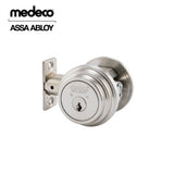 Medeco - 11R501 - Maxum Residential Deadbolt Lock - SFIC Single Cylinder with Bolt - 7 Pin - M4 BiLevel Technology - 44 Keyway - CT-Z05 Schlage Cam