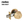 Medeco - 11R503J-05-DLT - Maxum Residential Deadbolt with 5 Pin DL Keyway Single Cylinder and 2 3/8" Backset - Medeco³ BiLevel - 05 (Bright Brass)