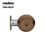 Medeco - 11R503T-24-DLT - Maxum Residential Deadbolt with 5 Pin DL Keyway Single Cylinder and 2 3/8 Backset - M3 - 24 (Dark Bronze)