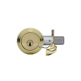 Medeco - 11R533J-05-DLT - Maxum Residential Deadbolt with 5 Pin DL Keyway Double Cylinder and 2-3/8 Backset - M3 BiLevel - 05 (Bright Brass)