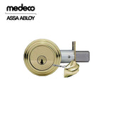 Medeco - 11R534J-05-DLT - Maxum Residential Deadbolt with 5 Pin DL Keyway Double Cylinder and 2-3/4 Backset - M3 BiLevel - 05 (Bright Brass)