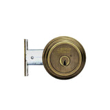 Medeco - 11R603J-09-DLT - Maxum Residential Deadbolt with 6 Pin DL Keyway Single Cylinder and 2-3/8 Backset - M3 BiLevel - 09 (Antique Brass)