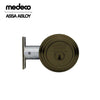 Medeco - 11R603T-10-DLT - Maxum Residential Deadbolt with 6 Pin DL Keyway Single Cylinder and 2-3/8" Backset - Medeco³ - 10 (Satin Brass Blackened)