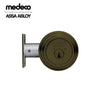 Medeco - 11R623J-10-DLT - Maxum Residential Deadbolt with 6 Pin DL Keyway Double Cylinder and 2-3/8" Backset - Medeco³ BiLevel - 10 (Satin Brass Blackened)