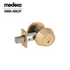 Medeco - 11TR505-05-DLQ - Residential Deadbolt with 5 Pin DL Keyway Single Cylinder and 2-3/8" Backset - Medeco³ - 05 (Bright Brass)