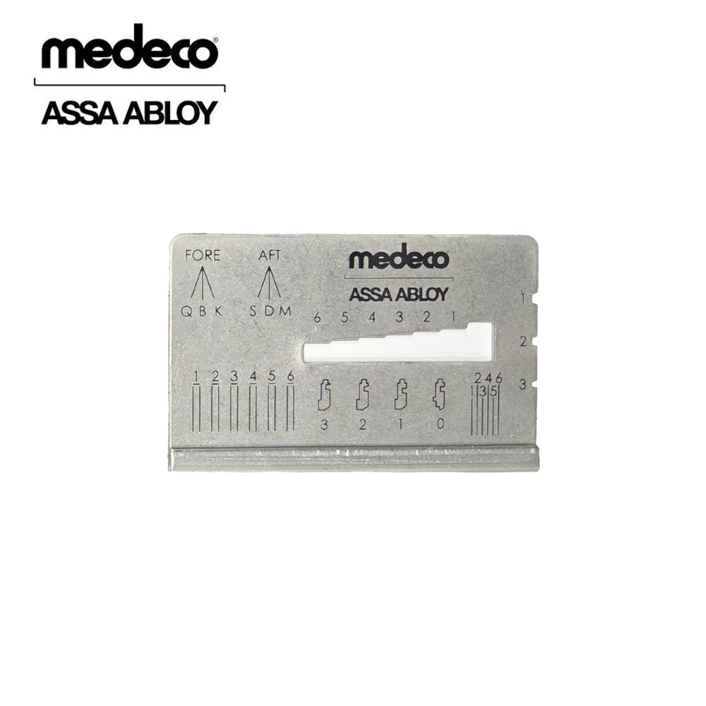 Medeco 94-0323 4 Universal Key Gauge/Decoder