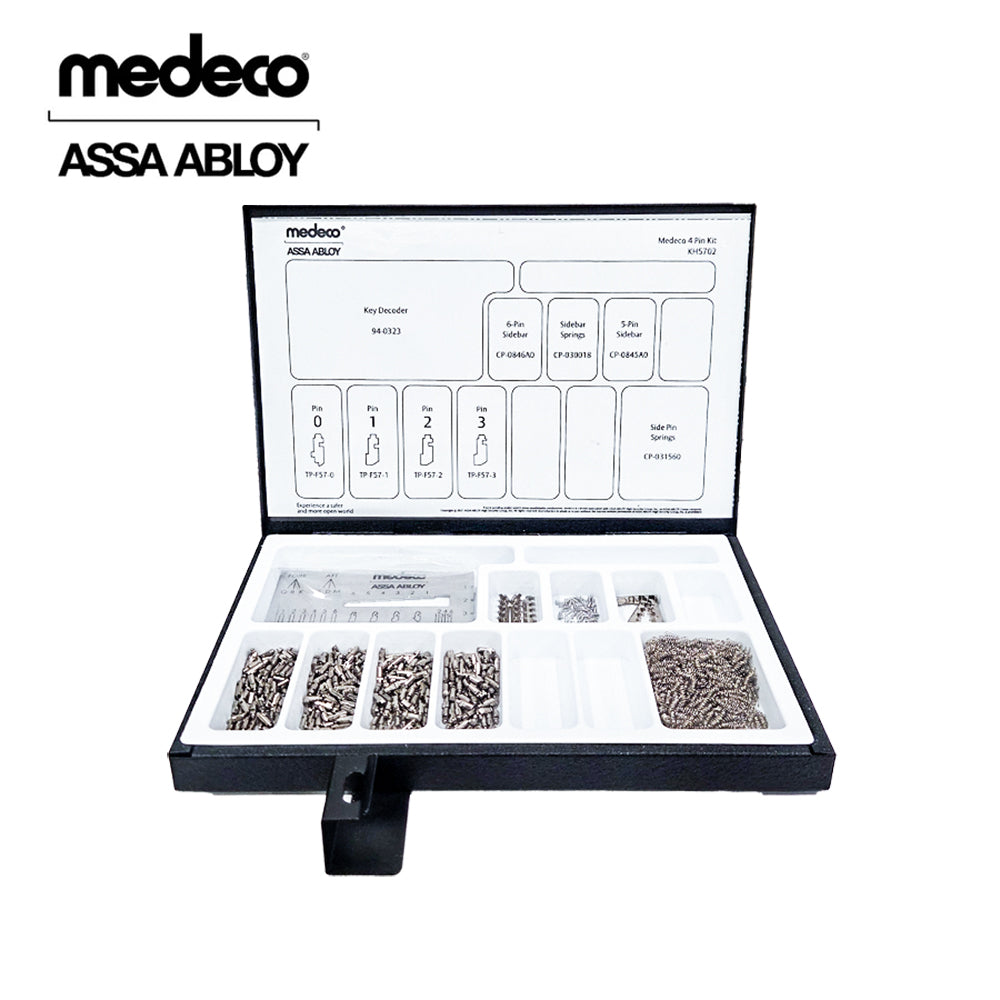 Medeco K-4001 KM and X4 Pin Kit for SFIC - Large Wood Kit