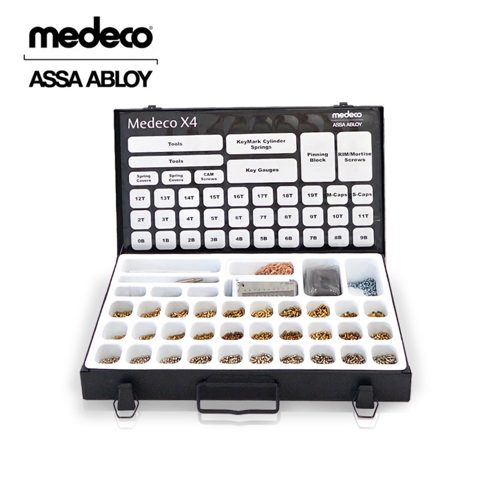 Medeco K-4001 KM and X4 Pin Kit for SFIC - Large Wood Kit