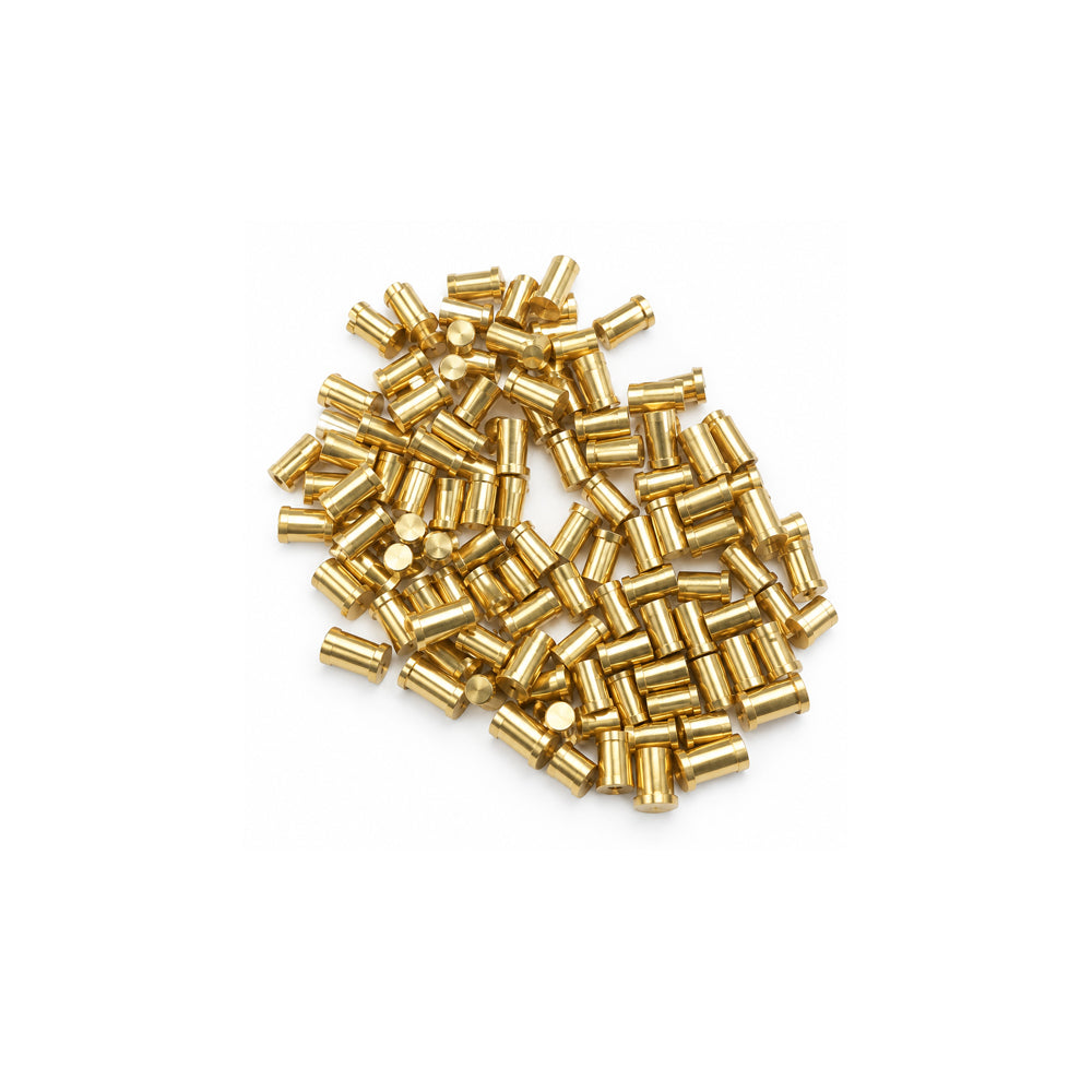 Medeco TP-F10-2T Brass Mushroom Top Pin (Pack of 100)