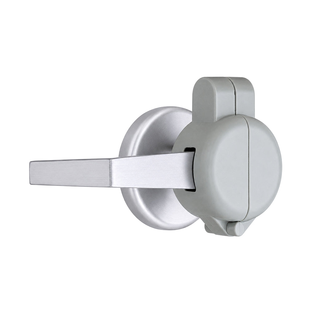 Major Mfg - A225 - Kee-Blok for Large Lever Handle - Aluminum Finish