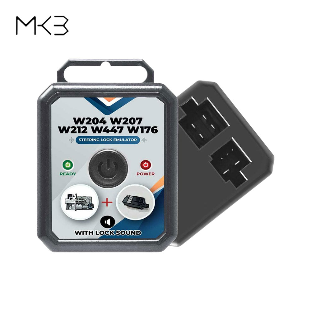 MK3 Mercedes Benz W204 W207 W212 W176 W447 W246 ESL / ELV Steering Lock Simulator Emulator with Lock Sound and Two Plug