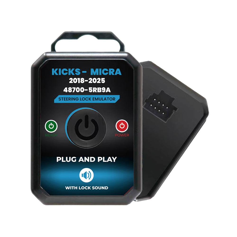 MK3 Nissan Kicks Micra 2018-2025 Steering Lock Emulator Simulator with Lock Sound