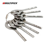 Multipick - 33599-E - VAG - Stainless Steel Laser Track Key Set (7 Pcs)