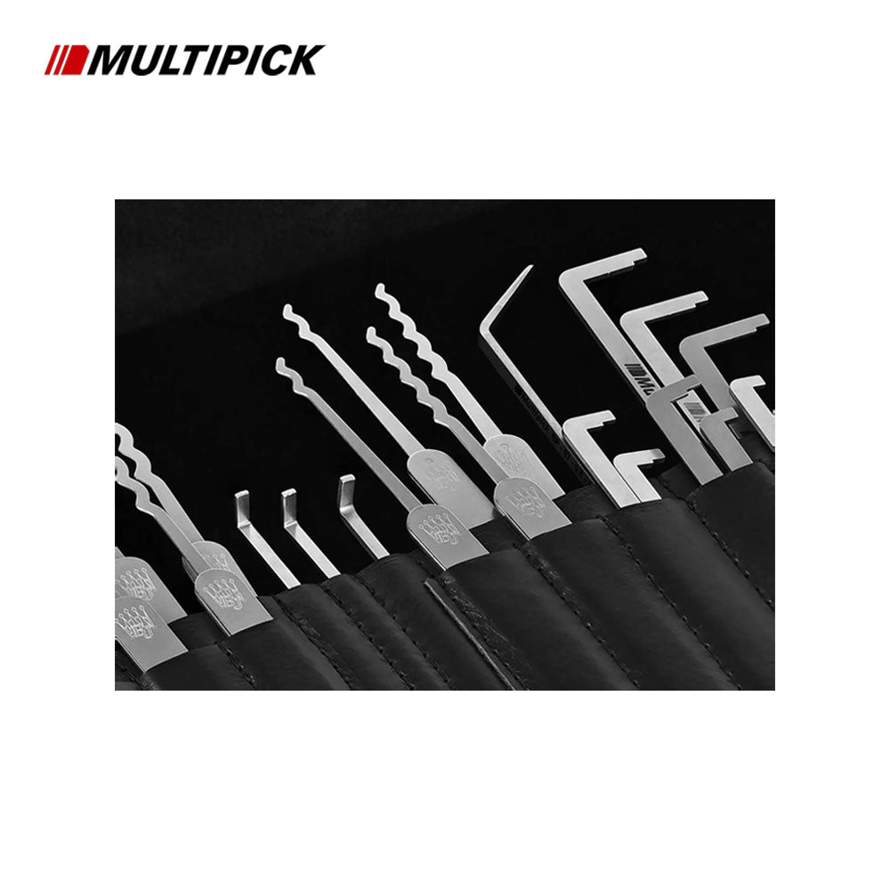 Multipick - MP3PNS20 - ELITE Advanced Lock Pick Set - 0.4 + 0.6 mm (40 Pcs)