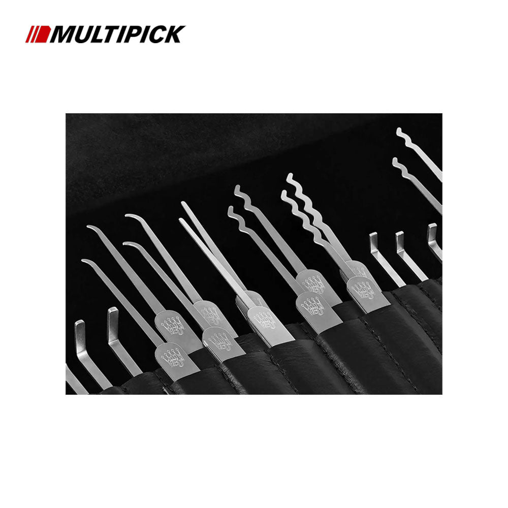 Multipick - MP3PNS20 - ELITE Advanced Lock Pick Set - 0.4 + 0.6 mm (40 Pcs)