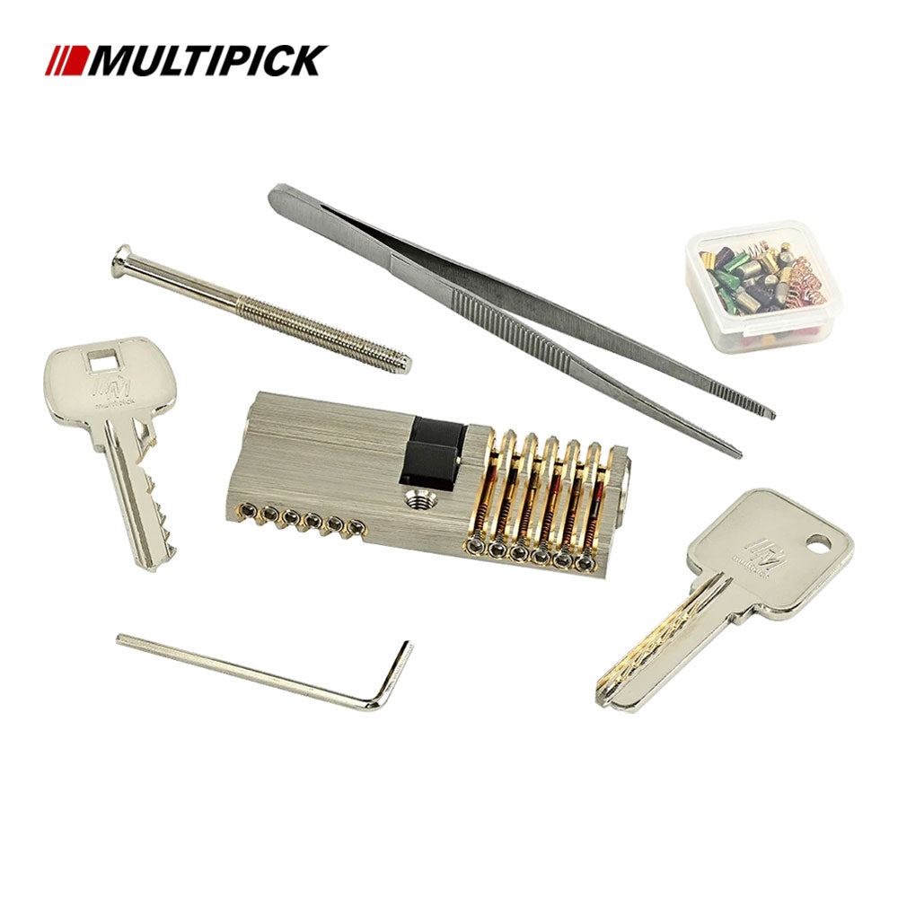 Multipick - TCSSK-SET - Dimple/Euro Profile Combi Training Lock Set - 6 Pin