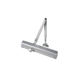 Norton - 8301 - Hydraulic Tri Mount Push or Pull Side Mounting Door Closer with Regular Arm Size 1 to 6 and Adjustable Backcheck - Grade 1 - 689 (Aluminum Painted)