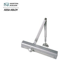 Norton - 8301 - Hydraulic Tri Mount Push or Pull Side Mounting Door Closer with Regular Arm Size 1 to 6 and Adjustable Backcheck - Grade 1 - 689 (Aluminum Painted)