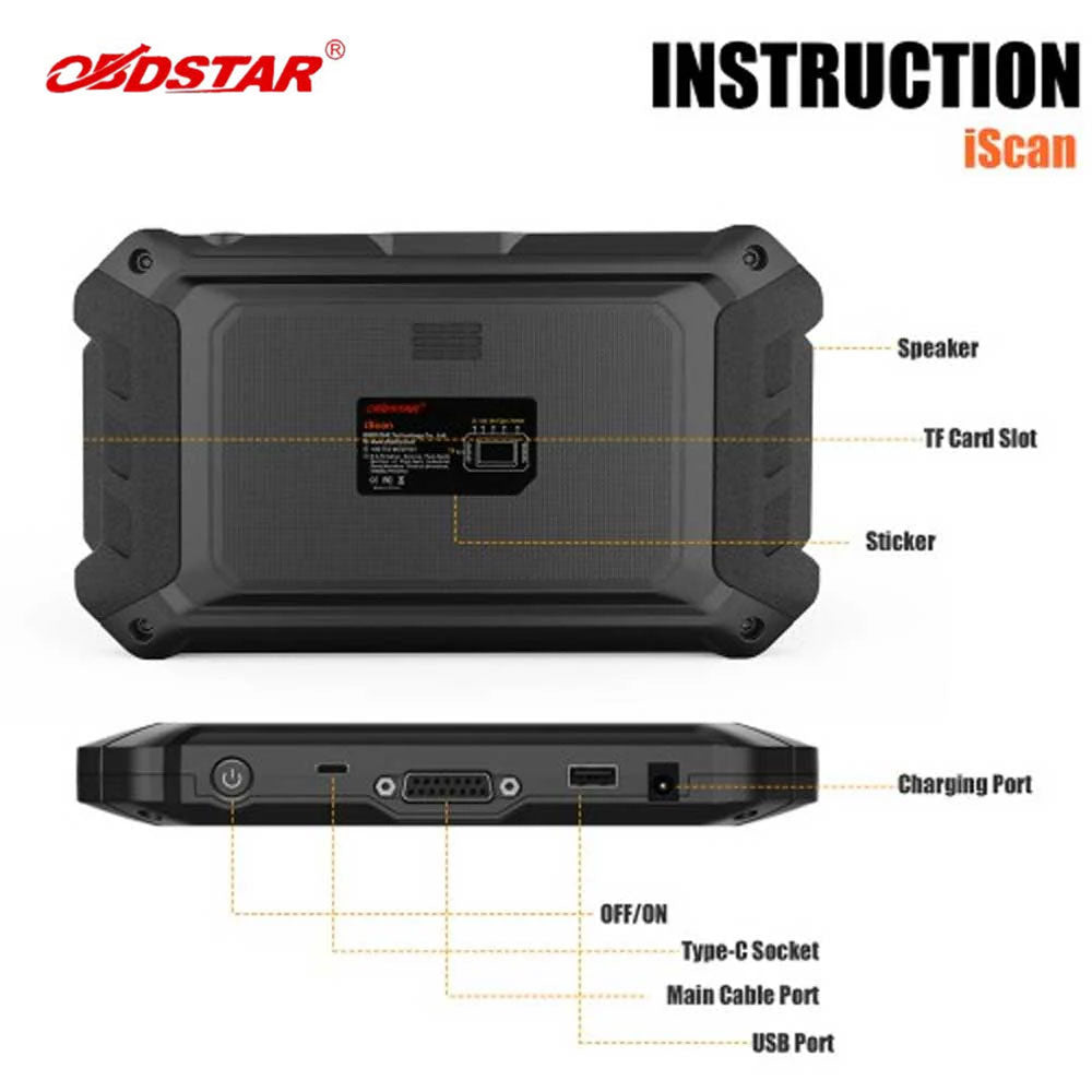 OBDSTAR ISCAN JAPAN Motorcycle Diagnostic Scanner and Key Programmer