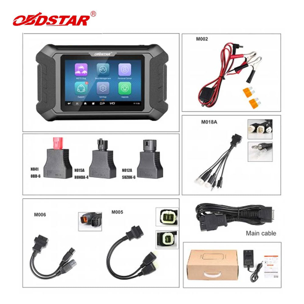 OBDSTAR ISCAN JAPAN Motorcycle Diagnostic Scanner and Key Programmer