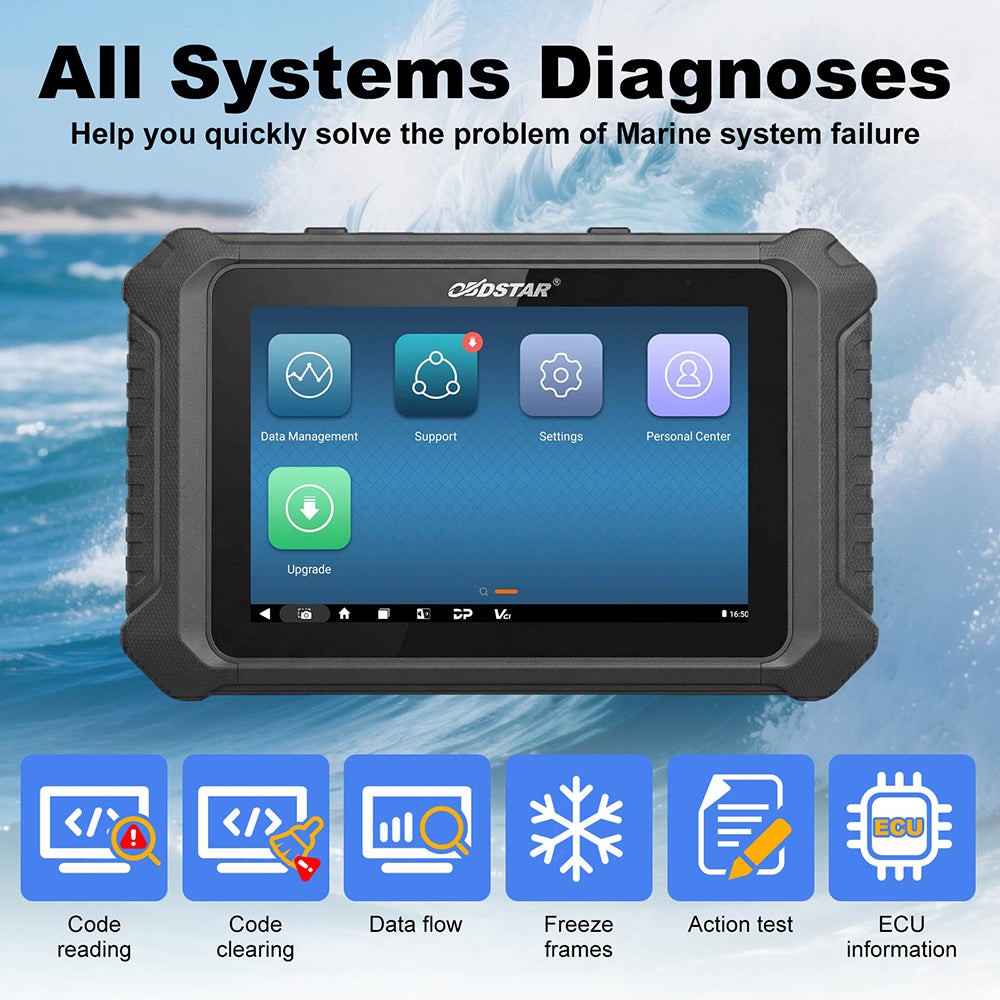 OBDSTAR MarineMaster C+D Version Marine Diagnostic Tool for Inboard and Generator