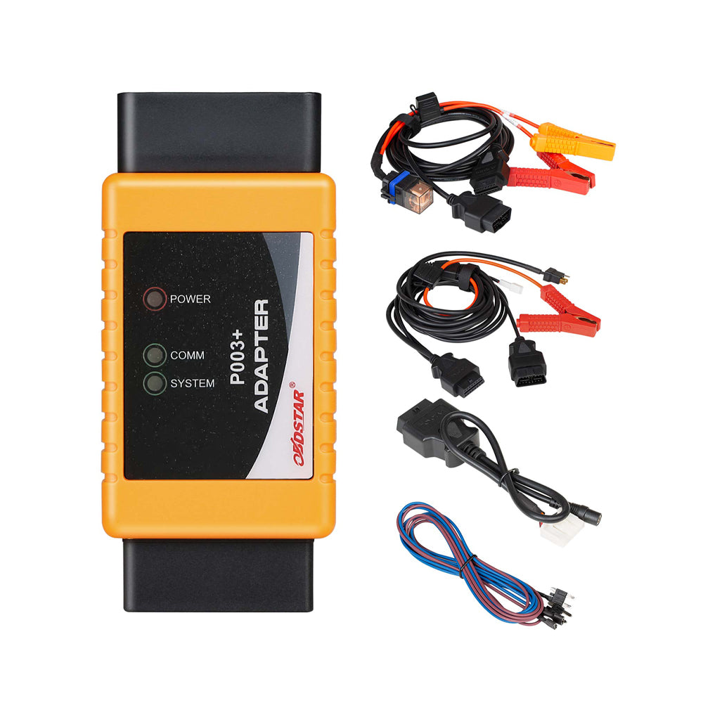 OBDSTAR P003+ Adapter Full Package with TOYOTA 8A Cable + Ford All Key Lost Cable for X300 DP Plus, X300 PRO4, MS80