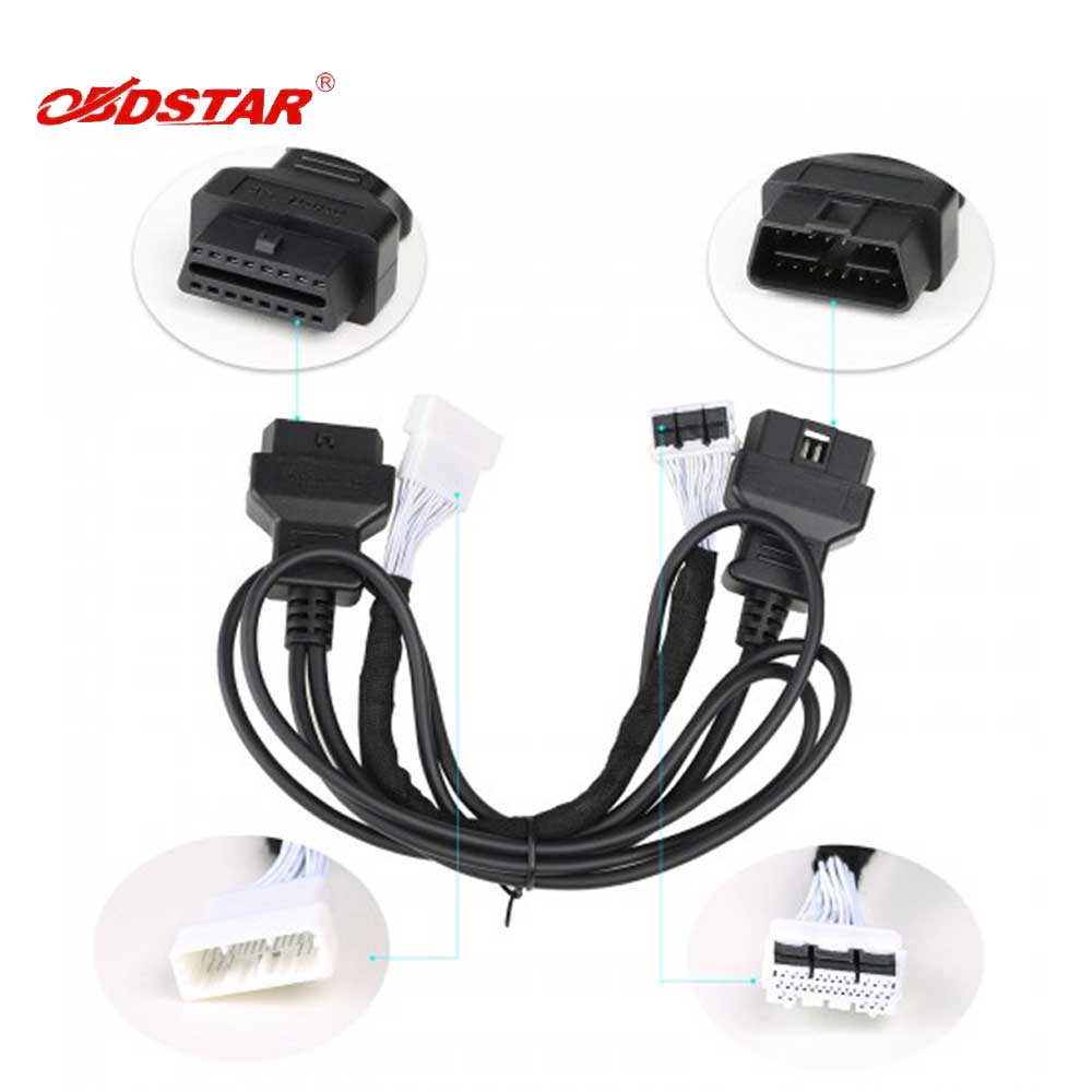 【中古】 キャリアアップEnglishダイアリー OBDSTAR Toyota-30 Cable for 4A and 8A-BA All Key Lost for X300 DP