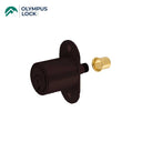 OLYMPUS LOCK - 300SD - Sliding Door Plunger Lock - 1 Inch Cylinder Length - 7/8 Inch Thickness - Optional Keying - Optional Color