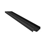 Pemko - 216 - Door Bottom Shoe with Rain Drip and Resin Thermal Break PemkoPrene Insert - 36 - Black Suede Powder Coat