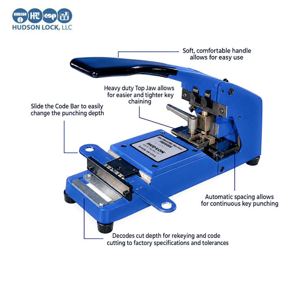 PRO-LOK Kwikset Blue Punch Key Machine (BP201KW)