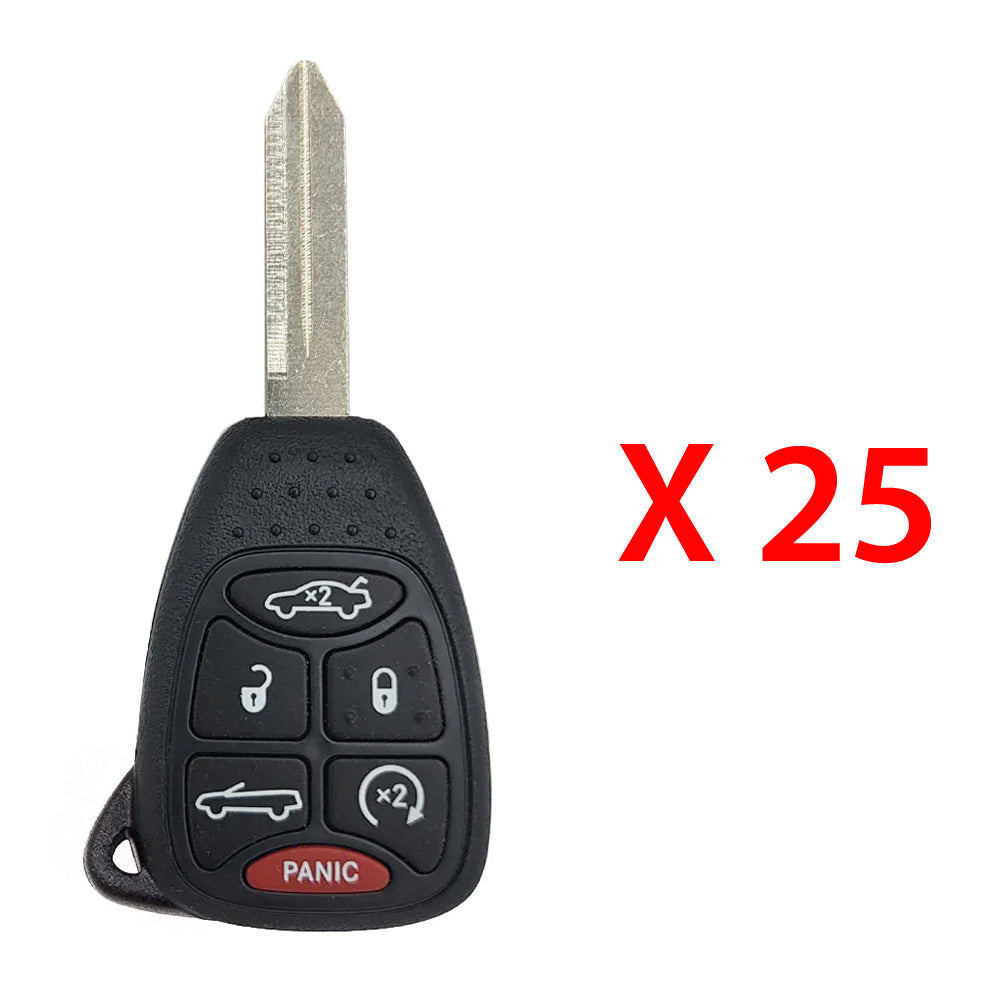 2007 - 2014 Chrysler Remote Key 6B FCC# OHT692427AA (25 Pack)