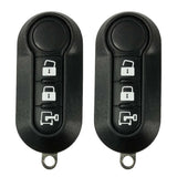 2015 - 2022 RAM Promaster City Flip Key Fob 3B FCC# LTQF12AM433TX (2 Pack)