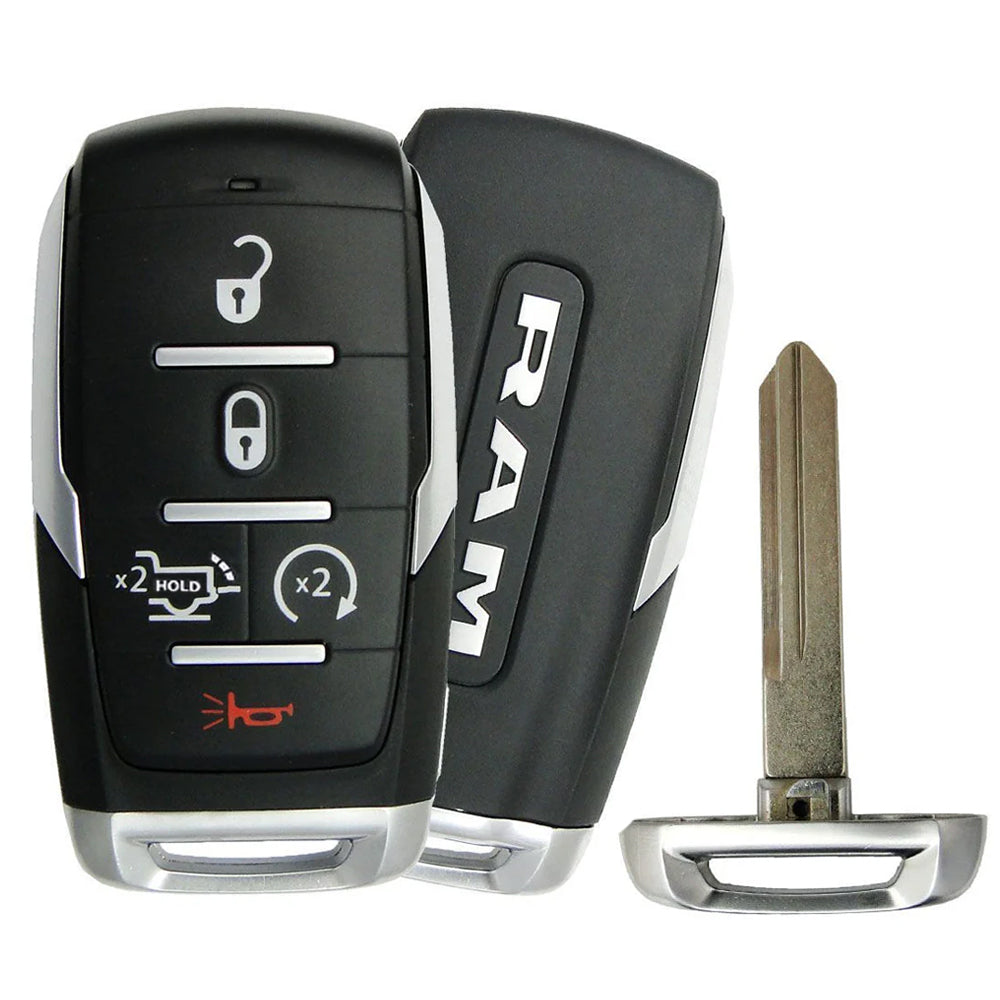 2025 RAM 1500 Smart Key 5B FCC# OHT-4882056 - Silver Sides