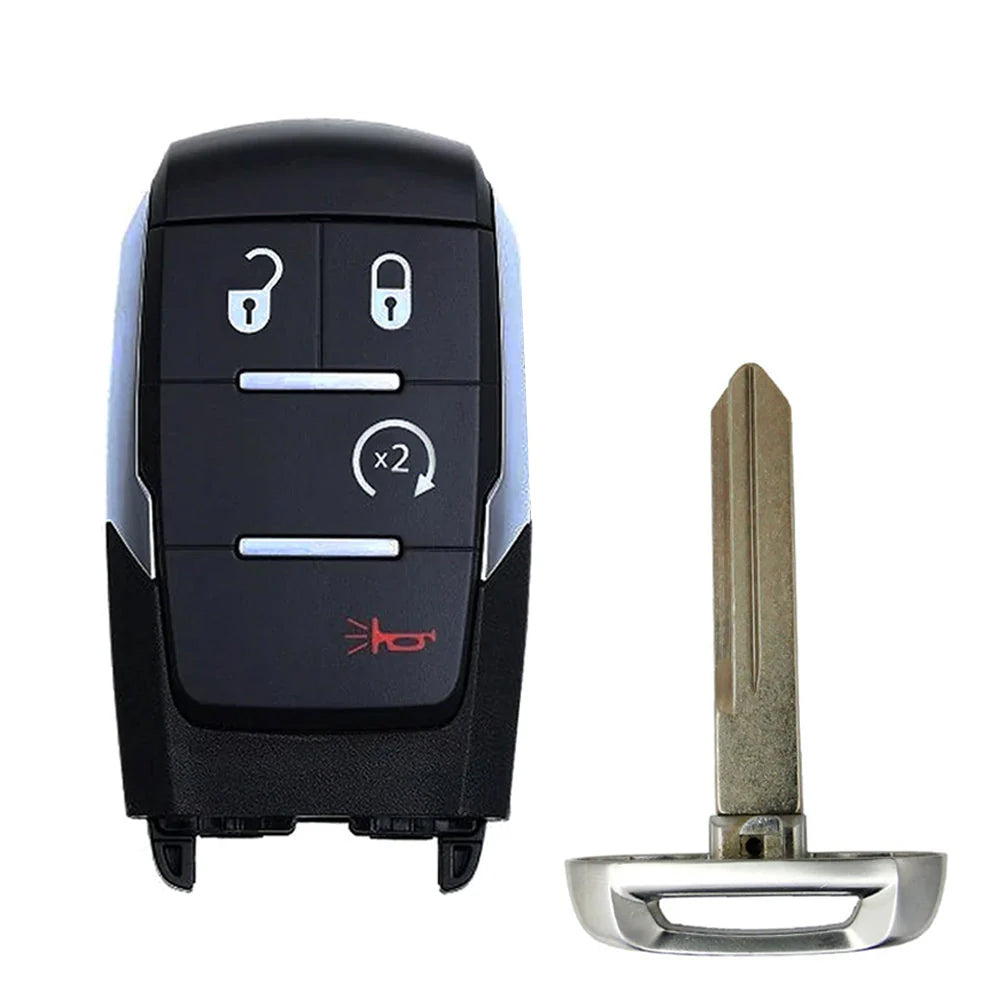 2019 - 2020 RAM 3500 Limited Smart Key 4B FCC# GQ4-76T - Silver Sides - 68376346AC