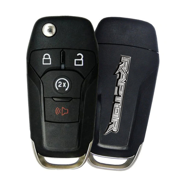 RemoteSuperMarket Key Fob Cover – 2018‑2019 Ford F‑150 Raptor – Black Rubber Skin – 2 Pack