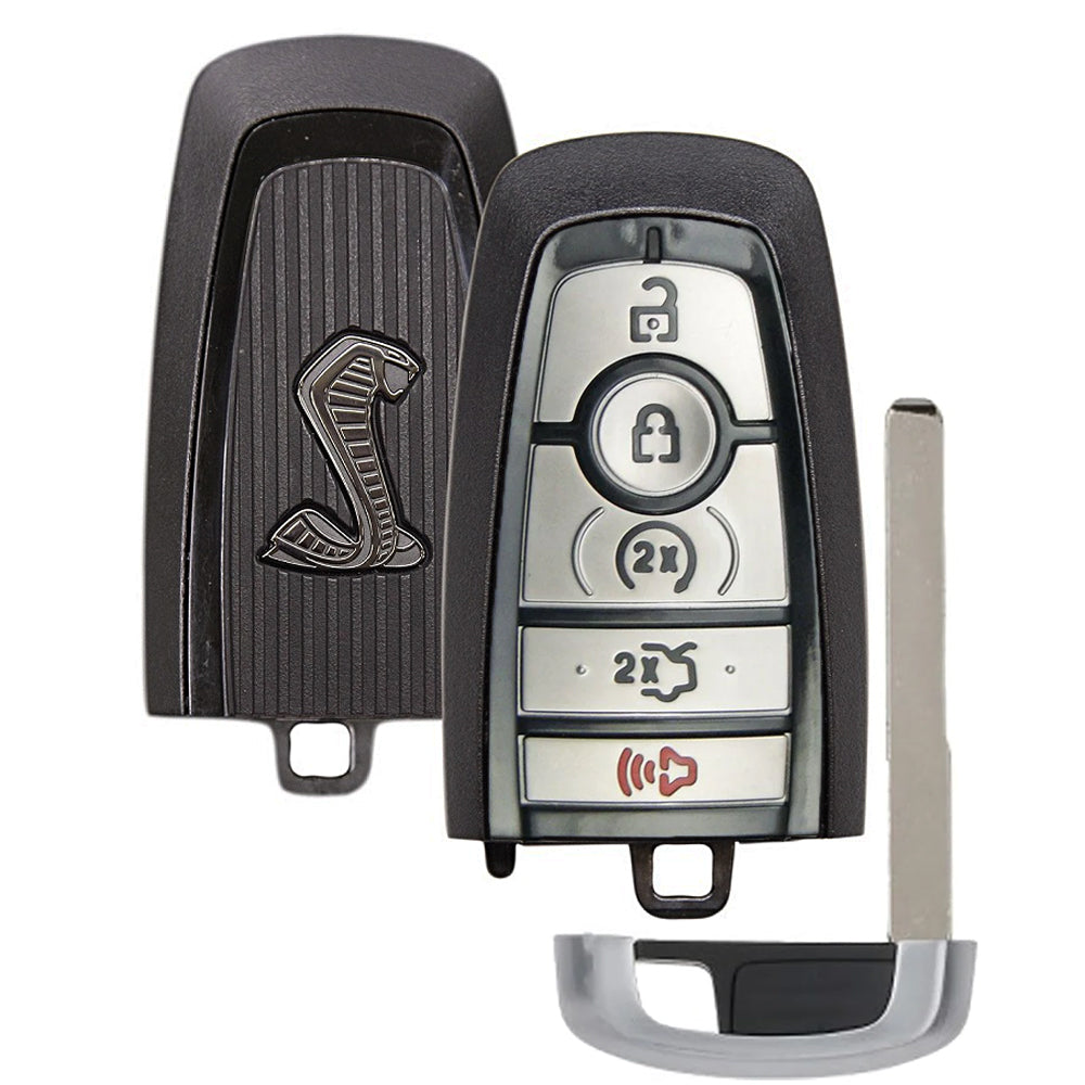 2018 Ford Mustang Cobra Smart Key 5B W/ Trunk & Remote Start Fob FCC# M3N-A2C931426 - 164-R8233 - OEM New