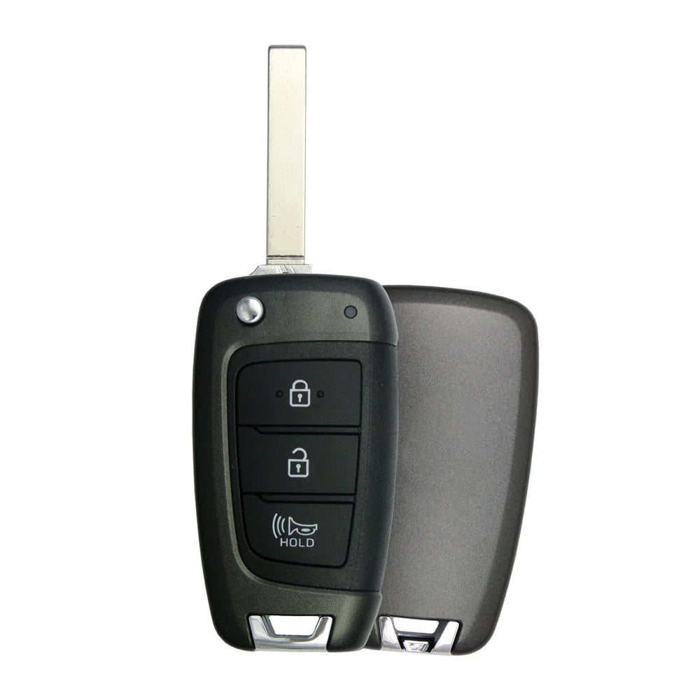 2021 Hyundai Kona Flip Key Fob 3B FCC# 2AV76-NMOK-451T - 95430