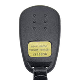 2002 Hyundai Elantra Dealer Installed Keyless Entry 2B Fob - 95411-08000 - OEM