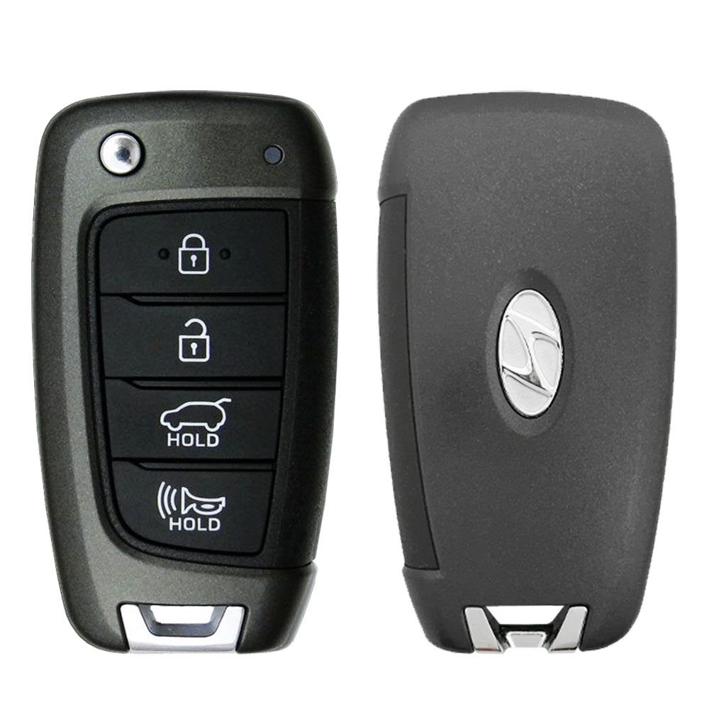 2019 2020 Hyundai Santa Fe Flip Key Fob 4B W/ Chip FCC# TQ8-RKE-4F39 - 95430-S1000