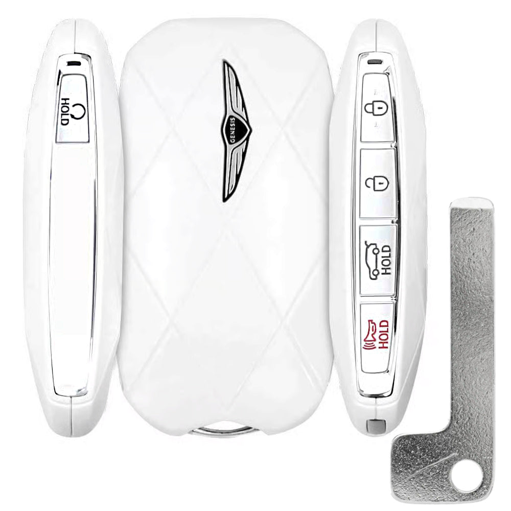 2024 Genesis GV80 Smart Key 5B Fob FCC# TQ8-FOB-4F75U44 - 95440-T6BB0 (White) - OEM New