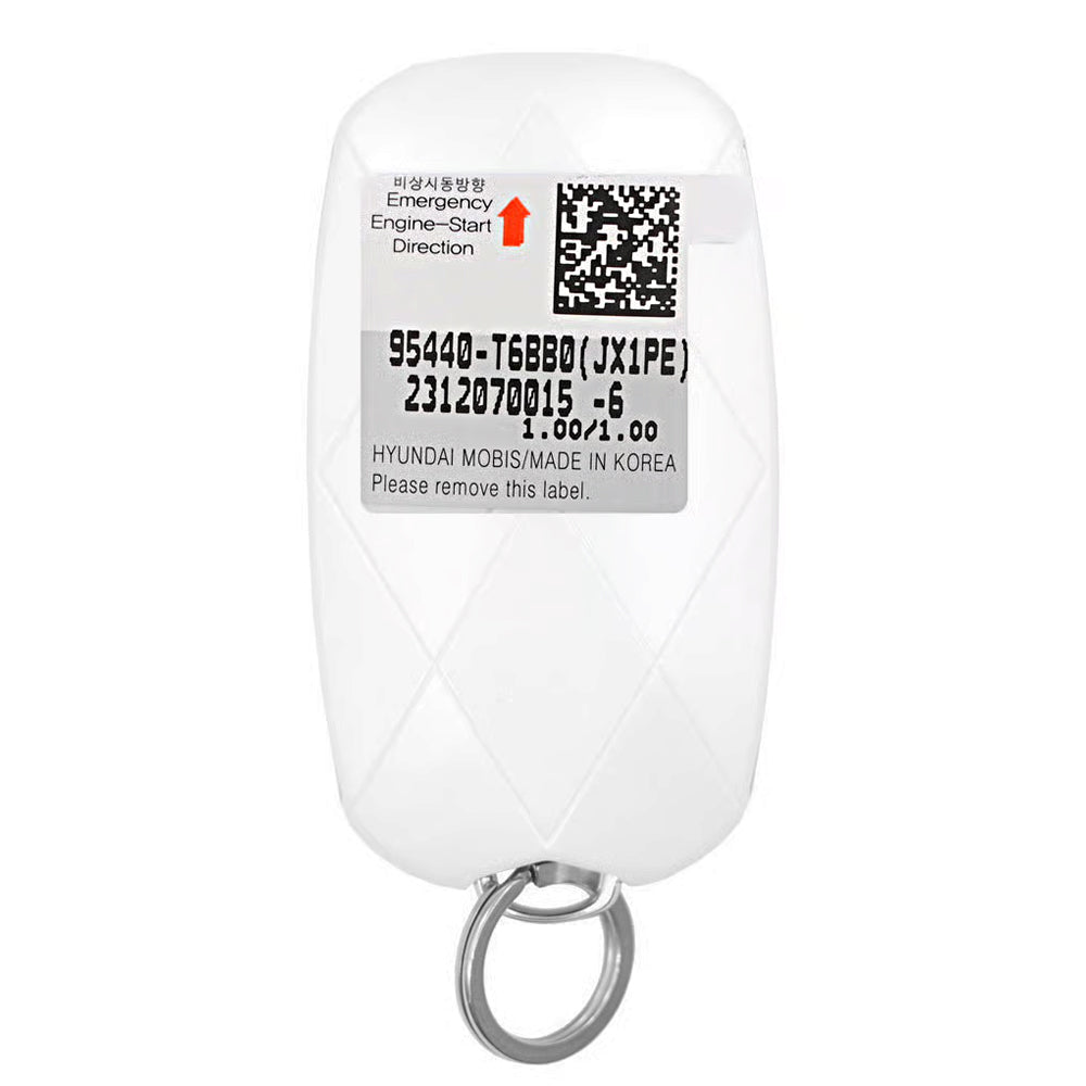 2024 - 2026 Genesis GV80 Smart Key 5B Fob FCC# TQ8-FOB-4F75U44 - 95440-T6BB0 (White)
