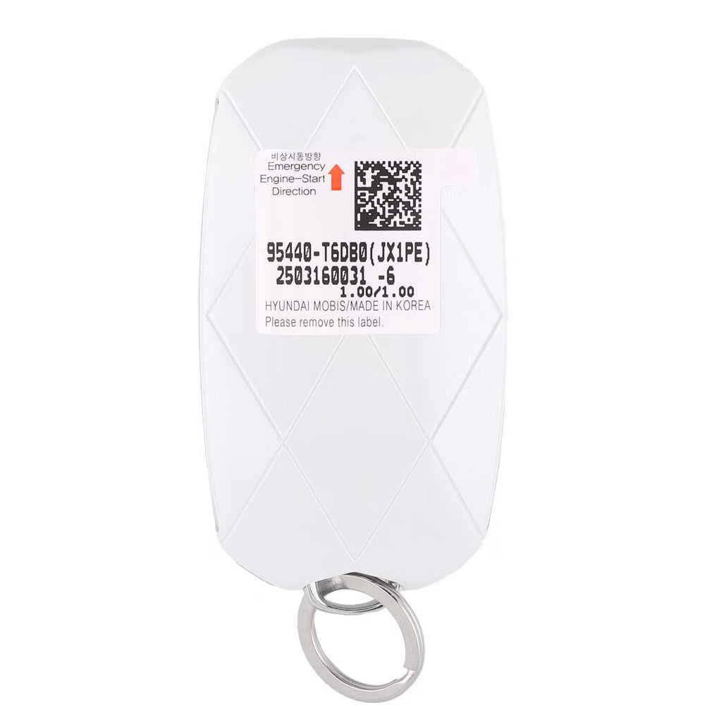 2024 - 2026 Genesis GV80 Smart Key 5B Fob FCC# TQ8-FOB-4F75M44 - 95440-T6DB0 (White)
